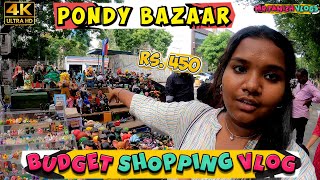 TNagar Pondy Bazaar Street Shopping Vlogmrtamizhvlog [upl. by Eentrok]