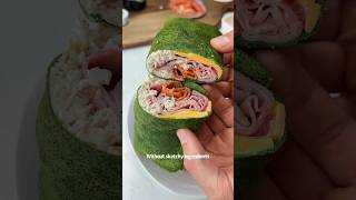 2Ingredient low carb spinach wraps [upl. by Sagerman]