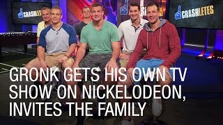 Rob Gronkowski Gets His Own Nickelodeon TV Show Crashletes [upl. by Lleynod820]