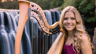 Serenade of Serenity 🎵 Beautiful Music 🎵 Healing Harp Instrumentals [upl. by Cooperstein]