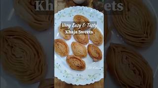 Very Easy and Tasty KhajaSweet Crunchy Khaja sweets khajarecipe khaja [upl. by Bagger142]