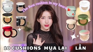 BẠN NHẤT ĐỊNH TÌM RA CUSHION CHÂN ÁI KHI XEM HẾT VIDEO NÀY 10 cushion mình mua đi mua lại 100 lần [upl. by Suhail340]