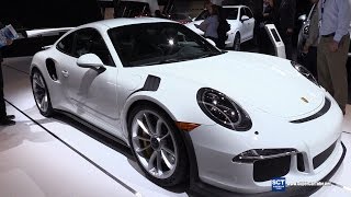 2016 Porsche 911 GT3 RS  Exterior and Interior Walkaround  2015 LA Auto Show [upl. by Wickner]