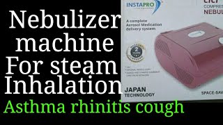 Nebulizer Machine steam inhalation  Use in Asthma cold Cough Pneumonia [upl. by Aerdnua]