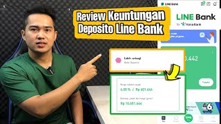 Keuntungan Deposito Line Bank  Bisa Dapat Segini [upl. by Yecram]