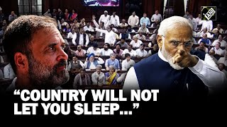 “Country will not let you sleep…” PM Modi counters Rahul Gandhi’s ‘Ravan’ remark [upl. by Mcclees51]