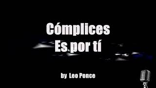 KARAOKE Cómplices  Es por tí Pista Real  Instrumental Original HD 1080p [upl. by Nanon]