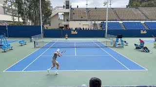 Thanasi Kokkinakis Courtlevel Practice at UCLA [upl. by Ontine]