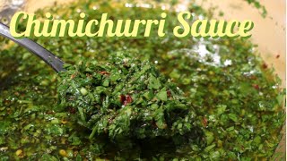 Authentic Chimichurri Sauce Recipe [upl. by Goebel]