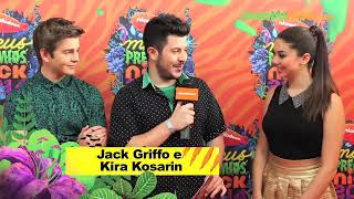 Jack griffo e Kira Kosarin dão entrevista no Brasil [upl. by Tedda556]