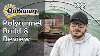 Outsunny Polytunnel Build and Review  Is It Any Good [upl. by Inattyrb]