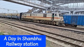 5 Hours In Sadugarh Railway station  Fast Crrosing Trains  indianrailways [upl. by Aneet]