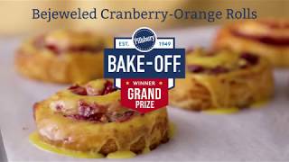 Bejeweled CranberryOrange Rolls  Grand Prize Winner of the 48th Pillsbury BakeOff® Contest [upl. by Nadler]