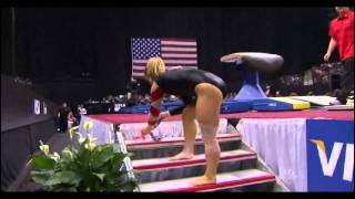 Shawn Johnson Vault 2011 Visa Championships [upl. by Josefina]