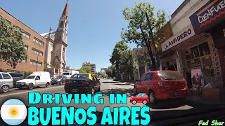 Driving in Buenos Aires from Morón to Boedo [upl. by Swenson]