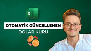 Excelde TCMBden Güncel Döviz Kuru Çekmek ve Otomatik Güncellemek Dolar Euro [upl. by Yeltnerb28]