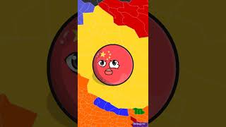 India powerful country in the world 🤯 shorts countryballs nutshell [upl. by Manolo546]