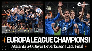 Atalanta lift the Europa League Trophy 🏆  Atalanta 30 Bayer Leverkusen UEL Final [upl. by Trumaine]