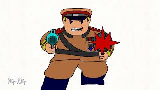 Wolfenstein 3D General Fettgesicht animation [upl. by Scrivings]