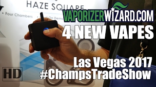 New Dry Herb Vapes for 2017 ChampsTradeShow  Las Vegas [upl. by Gnah]