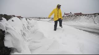 Deep snow at Castleton North Yorkshire 2nd March 2018 [upl. by Nosnor]