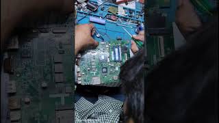 DELL LAPTOP MOTHERBOARD SHORTING REPAIR METHOD [upl. by Adirem]