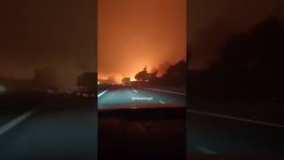 Incêndio em Portugal Aveiro AlbergariaaVelha [upl. by Suh]