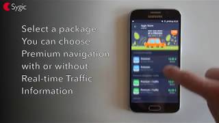 Sygic GPS Navigation for Android  How to purchase premium [upl. by Bentlee]