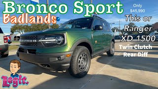 Bronco Sport Badlands Review [upl. by Dnalyar540]