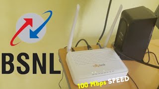 BSNL New Launched Bharat Fiber Broadband  BSNL Bharat Fiber Plans  BSNL Broadband Speed Test [upl. by Teodora]