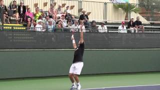 S Wawrinka Serve in Slow Motion [upl. by Leboff]