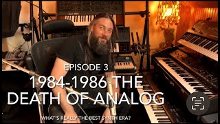 What’s REALLY the best era for synthesizers Part 3 19841986 [upl. by Antonius601]