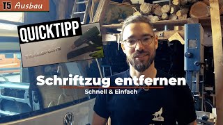 T56 Schriftzug entfernen  Einfach amp Schnell  VW Camper Ausbau Quicktipp [upl. by Natka193]