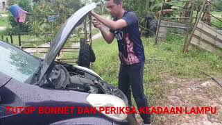 Cara Tukar Lampu Depan Myvi Lagi Best [upl. by Ettellocin]