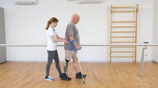 Prosthetic Gait Training From the parallel bars to free walking [upl. by Barna]