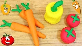 How to Make Playdough Vegetables [upl. by Anial539]