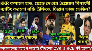 চিন্তায় KKR শারুখ রিলিজ করার পরেই বিধ্বংশী ব্যাটিং করছে KKR প্লেয়াররা ম্যাক্সওয়েল বললো RCB কেনসেরা [upl. by Asilak]