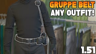 How To Get The GRUPPE SECHS BELT On Any Outfit Glitch In Gta 5 Online 151 NO TRANSFER GLITCH [upl. by Timms]