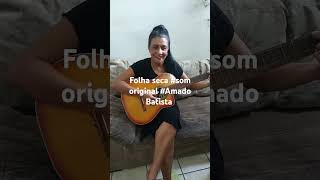 folha seca versão som original Amado Batista musica amadobatista [upl. by Nosyla]