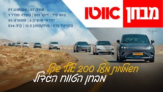 מבחן טווח – מכוניות חשמליות מעל 200000 שקלים [upl. by Eremahs]