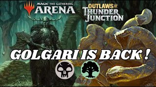 Golgari midrange is Back  Arena Standard Ranked  MTG  OTJ [upl. by Htebiram]