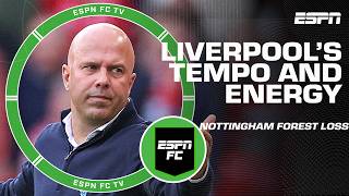 Liverpools tempo and energy was VERY LOW 😧  Mario Melchiot on the Nottingham Forest loss  ESPN FC [upl. by Fridlund647]