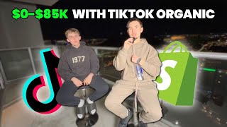 From Complete Beginner to 85000 with TikTok Organic Dropshipping  Case Study [upl. by Tnecnivleahcim798]