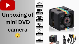 Unboxing of mini dvd camera 😱 usefull gadgets for House protection 😱😱🔥🔥camera hidenplacecamra [upl. by Cori]