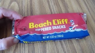 I Dare You Dollar Tree Beach Cliff Kippered Snacks Review And Recipe [upl. by Ilysa]