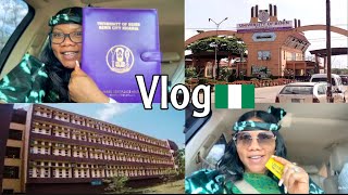 BENIN CITY VLOG I Finally GRADUATED after 12 years in UNIBEN Tour University of Benin with me [upl. by Innus]