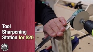 20 Sharpening Station For Razor Sharp Woodworking Tools [upl. by Garrott]