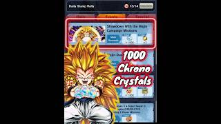 Get Free 1000 Chrono Crystals In Dragon Ball Legends fast dblegends dragonballdaima cooler broly [upl. by Irina]