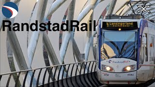 RandstadRail Trams in Zoetermeer en Den Haag  HTM  Rnet  Semimetro  Zoetermeer Stadslijn [upl. by Willman]