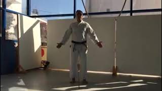 Aikido Movements Ki Exercises Tekubikosa Undo Second Way Jodan [upl. by Delbert583]